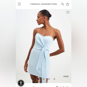 Brand new strapless French connection dress